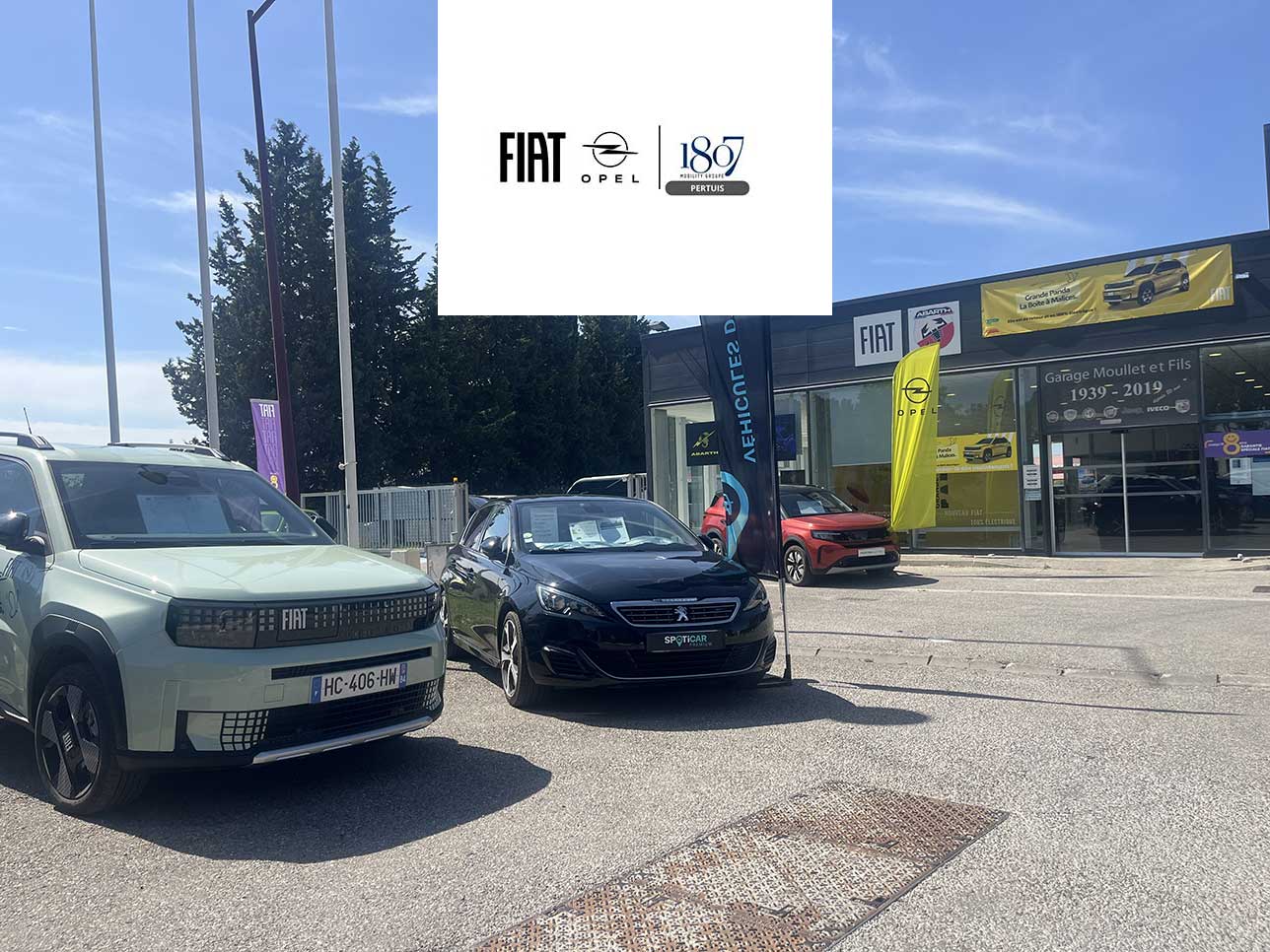 1807 Garage Moullet Fiat / Opel Pertuis