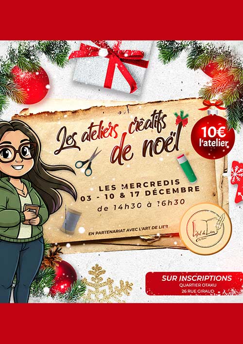 Ateliers Créatifs de Noël